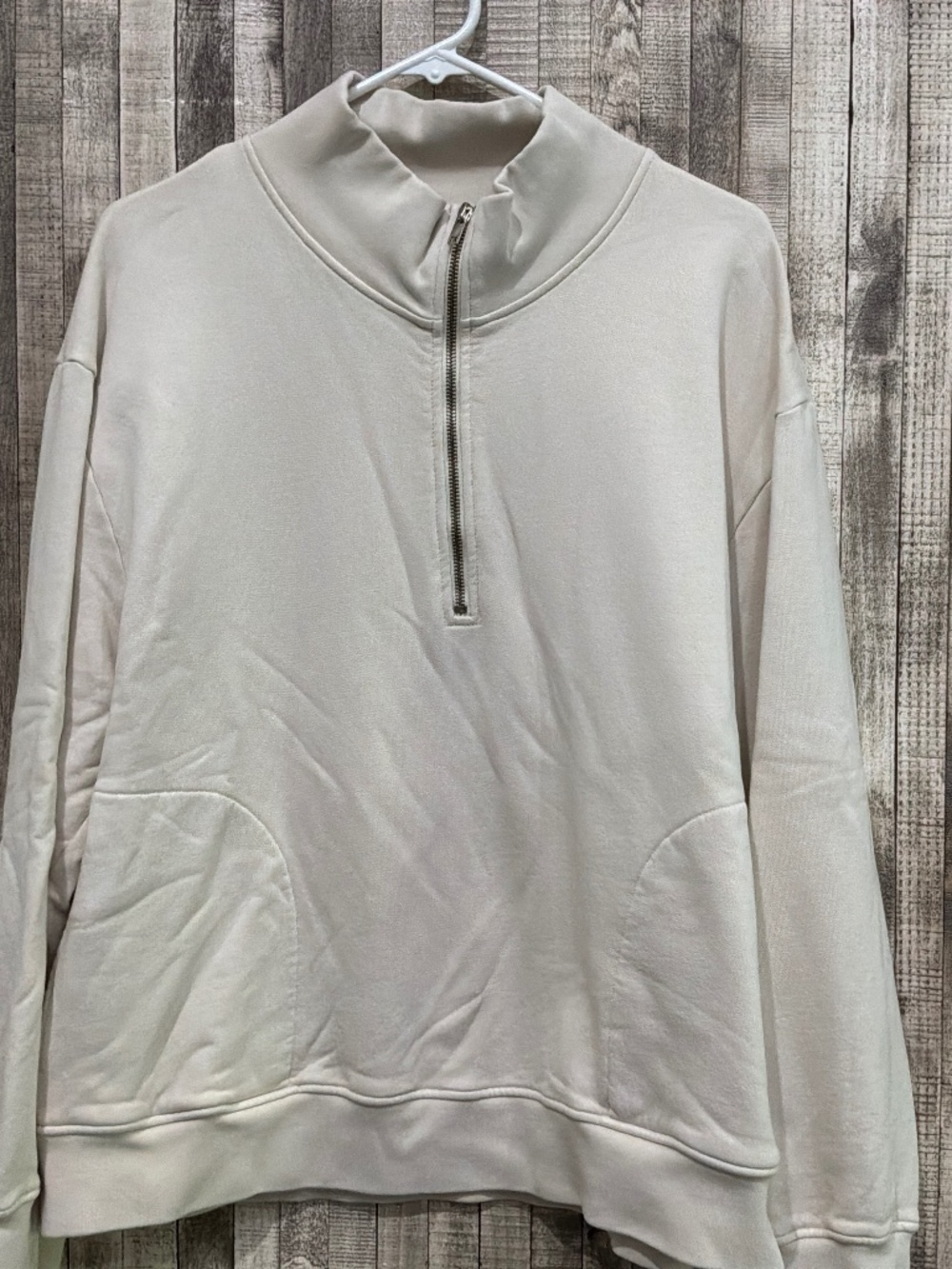 MATE THE LABEL HALF ZIP SWEATSHIRT